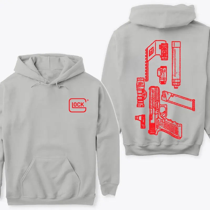In Glock We Trust Hoodie Sweatshirt TShirt, Black Version, S to 3XL, Menswear | WearSparks.com