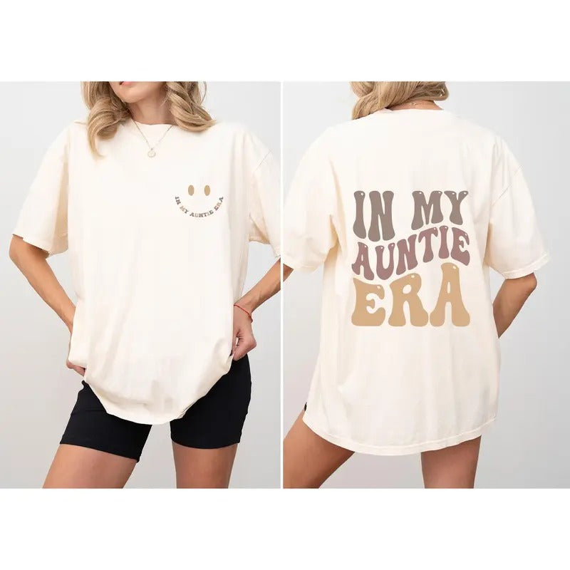 In My Auntie Era Shirt Auntie Shirt Aunt Gift Aunt Era Shirt Cool Aunt Shirt Favorite Aunt Shirt Aunt Gift From Niece...