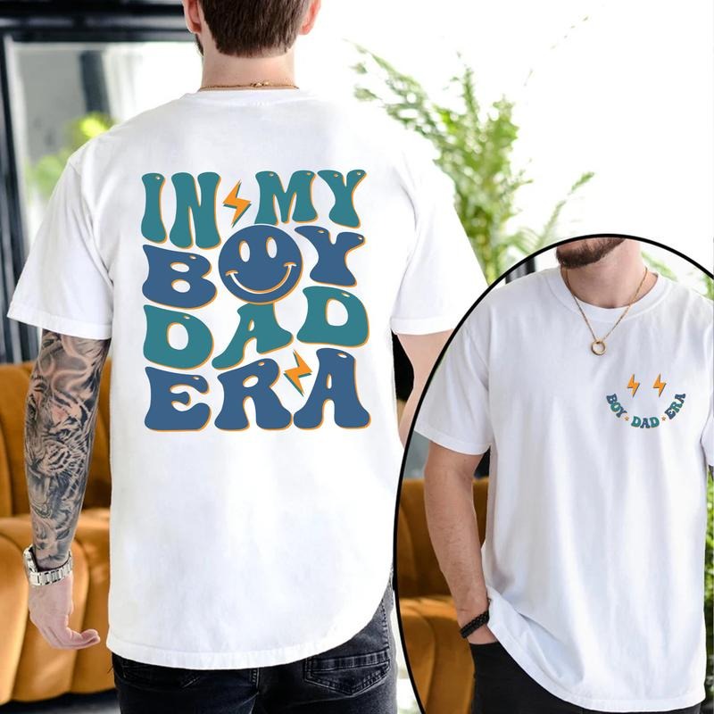 In My Boy Dad Era T-shirt, Boy Dad Shirt, Gender Reveal, Gift for Dad, Gender Party, Pregnancy Announcement, New Dad Gift...