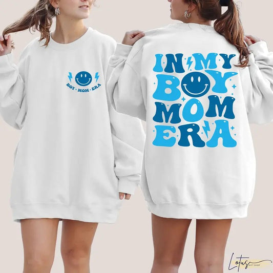 In My Boy Era Sweatshirt, Boy and Mom Club Sweatshirt, Boy Mama Sweatshirt, New Mom Gift, Boy Mama Era Sweatshirt, Gift...