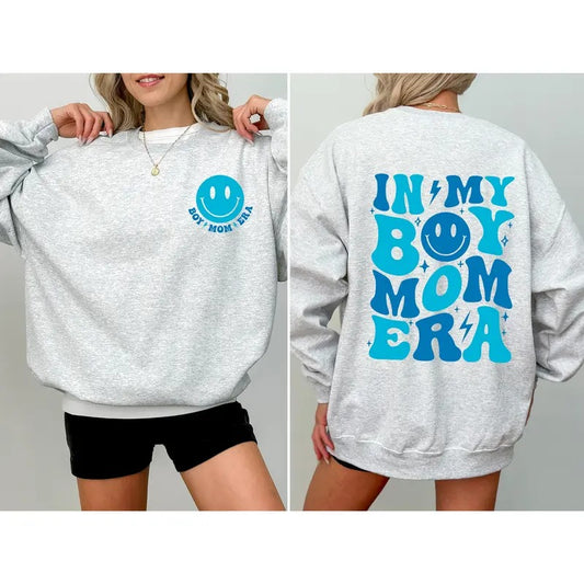 In My Boy Mom Era Sweatshirt Boy Mama Comfort Colors Tshirt Boy Mom Club Boy Mom Tshirt New Mom Gift Gender Reveal...
