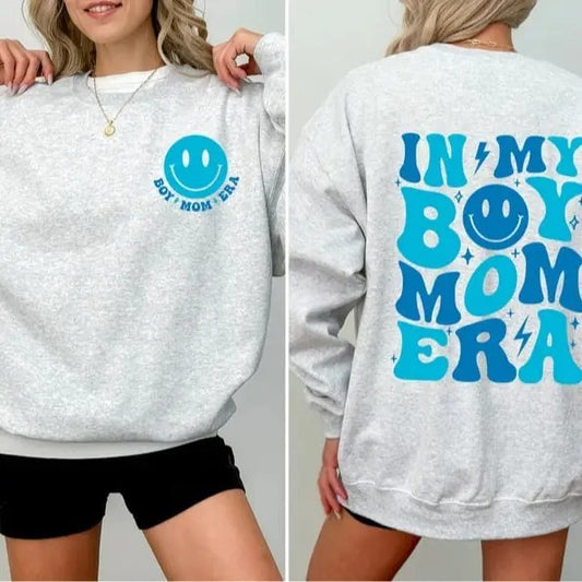 In My Boy Mom Era Sweatshirt, Boy Mama Tshirt, Boy Mom Club, Boy Mom Tshirt, Mother's Day Gifts Hoodie | WearSparks.com
