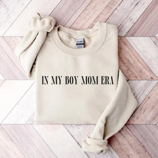 In My Boy Mom Era Sweatshirt, Boy Mom Club Sweatshirt, , Boy Mom Sweater, Boy Mama Sweatshirt, New Mom Gift Sweatshirt,...