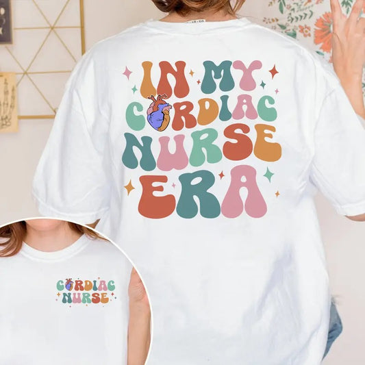 In My Cardiac Nurse Era T-shirt, Cardiac Nurse Tee, Cardiac Care Unite, Anatomy Heart, Cardiology Student Shirt, Gift For...