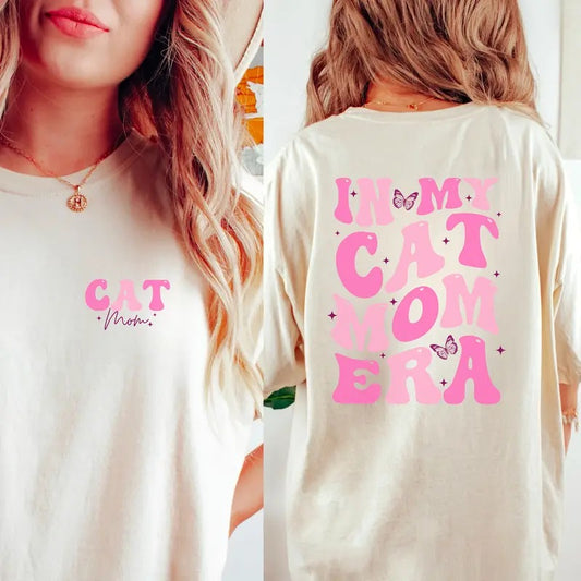 In My Cat Mom Era Shirt Cat Mom Shirt Cat Mom Life Shirt Cat Mom Vibes Shirt Cat Lover Shirt Fur Mama Shirt Pet Mom...