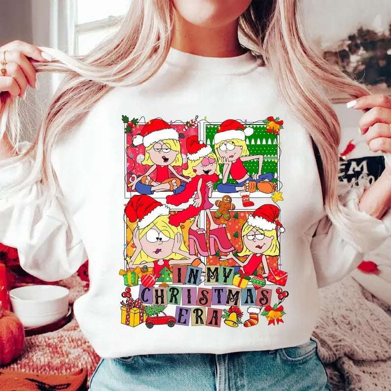 In My Christmas Era Lizze McGuire Sweatshirt, This Is What Dreams Are Made Of, Cartoon Lizzie McGuire PSweatshirt...