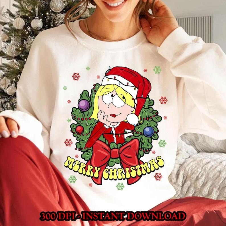 In My Christmas Era Lizze McGuire Sweatshirt, This Is What Dreams Are Made Of, Cartoon Lizzie McGuire Sweatshirt...