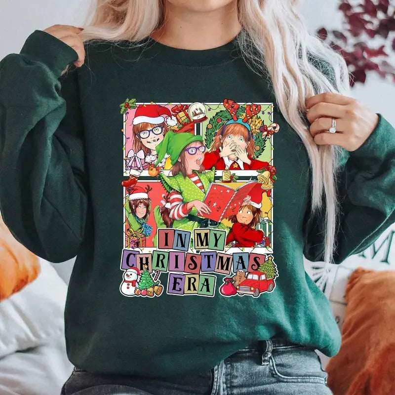 In My Christmas Era Shirt Junie B Jones Christmas Shirt Teacher Christmas Shirt Children's Book Christmas Shirt Book...