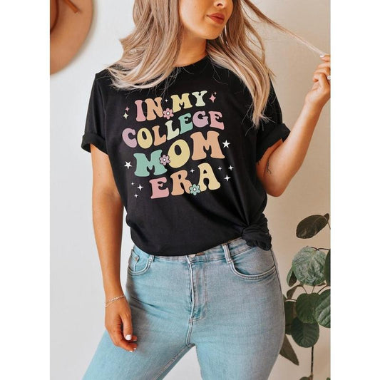 In My College Mom Era Shirt Retro College Mom Shirt Cool Mothers Day Gift From Daughter Back To School Shirt Teacher...
