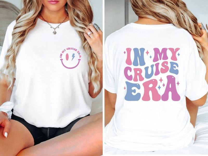 In My Cruise Era Unisex Shirt, Funny Vacation Tee, Retro Cruise Travel T-shirt, Cruise Tripping Lover Shirt Comfort...