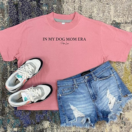 In My Dog Mom Era Premium Boxy Tee Hoodie, Sweatshirt | WearSparks.com