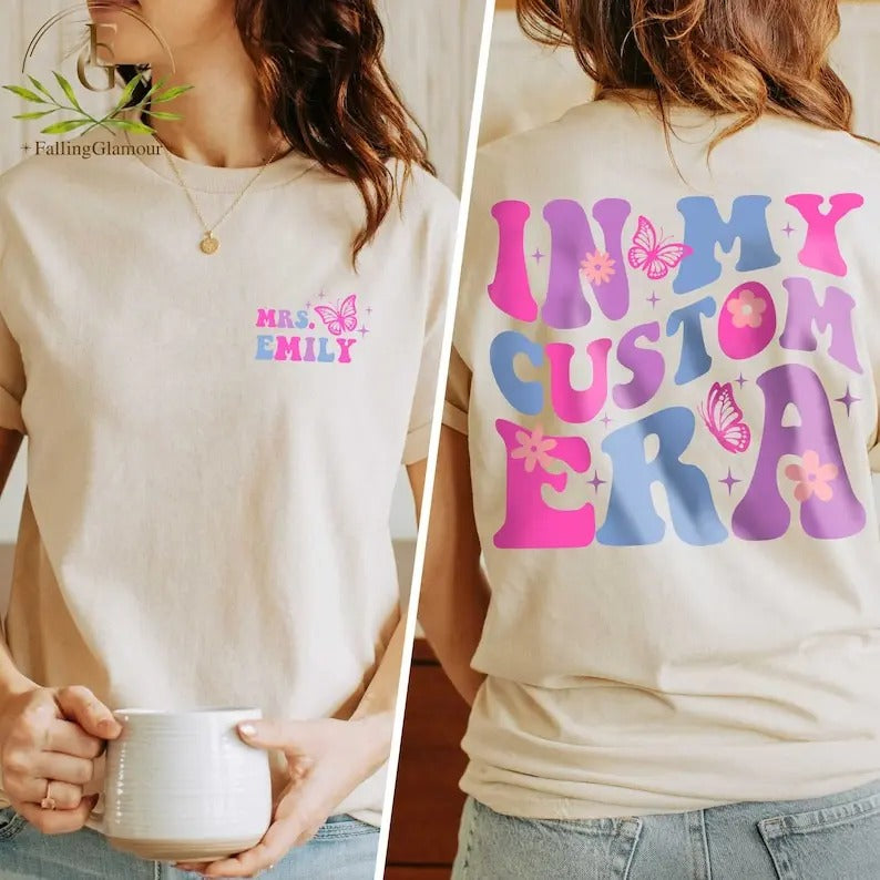 In My Era Custom Shirt, Personalized Era Sweatshirt, Gift For Fan Girl T Shirt, Custom Eras Hoodie, Cute Retro Aesthetic...