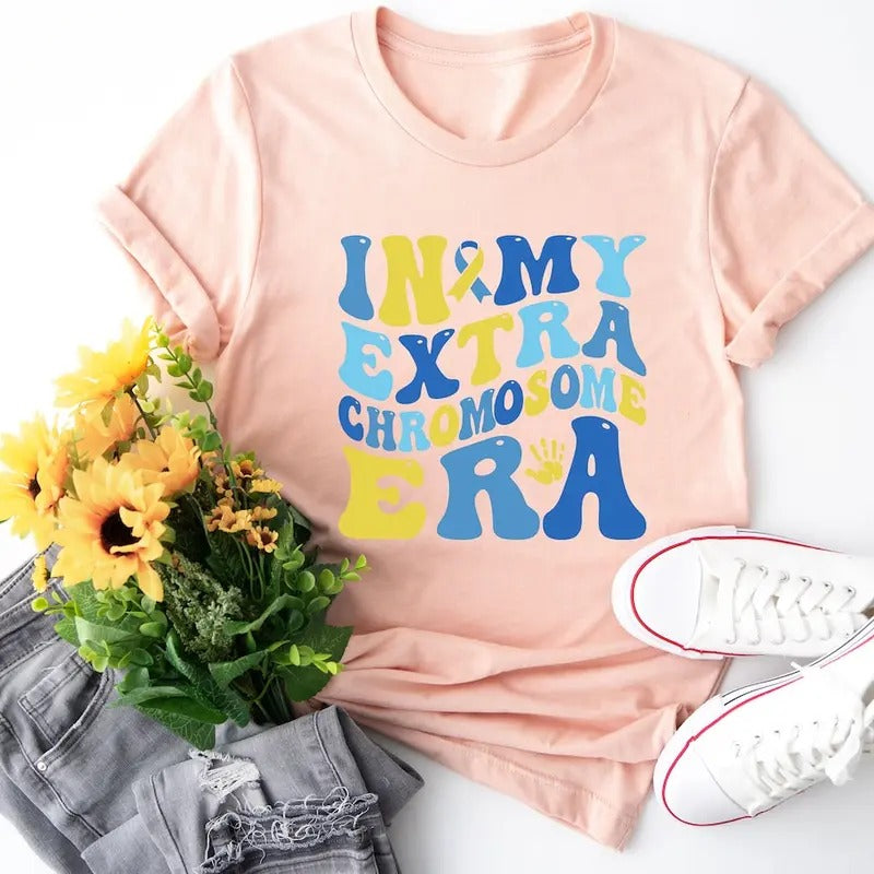 In My Extra Chromosome Era Sweatshirt Cotton Sweaters T-Shirts, Hoodie | WearSparks.com