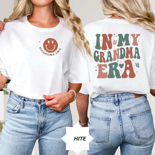 In My Grandma Era Shirt Christmas Gift For Grandma Family Shirt Shirt For Grandma Gift For New Grandma Mother's Day Gift...