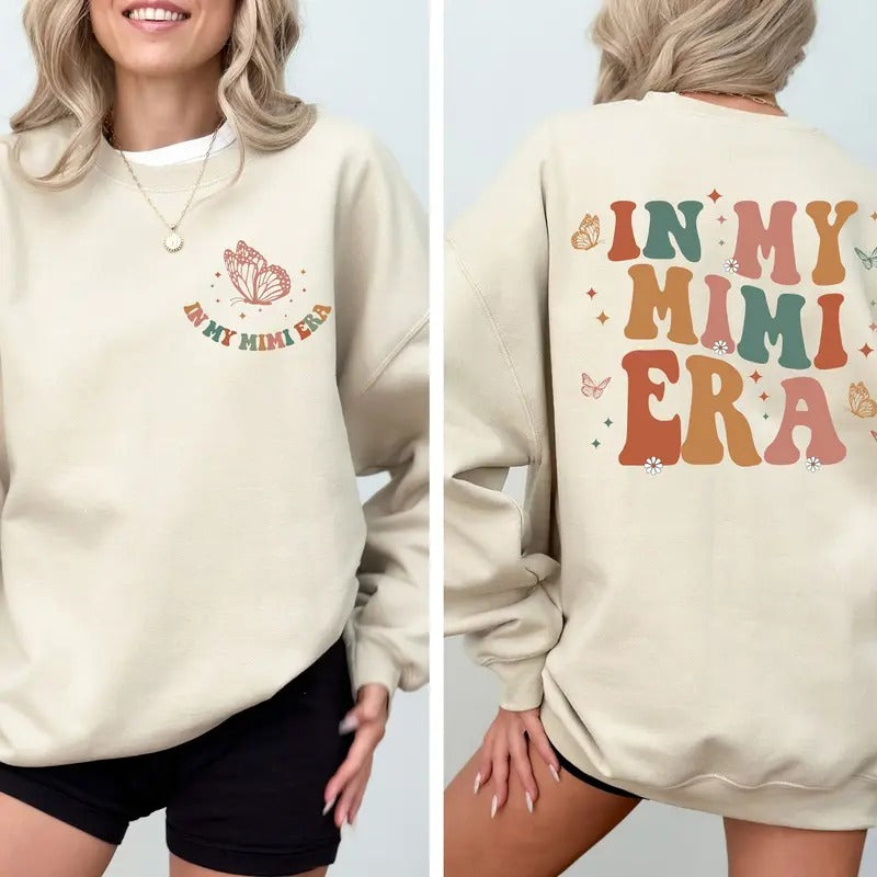 In My Mimi Era Shirt Christmas Gift For Mimi Family Shirt Shirt For Mimi Gift For New Grandma Mother's Day Gift Cute Gift...