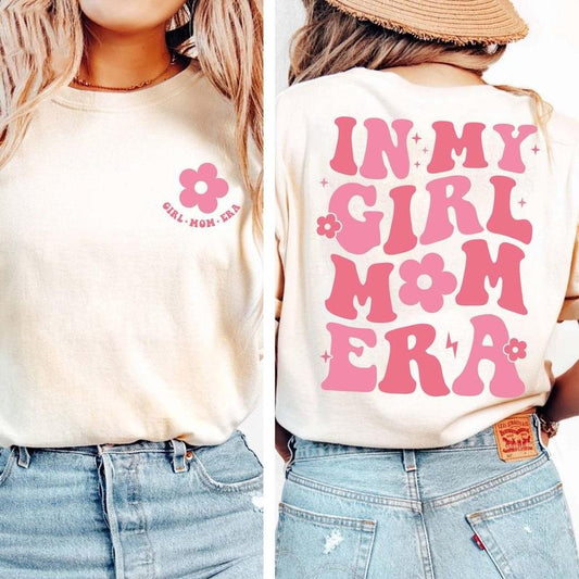 In My Mom Era 2 Sides Shirt, Trendy Mom Shirt, Mothers Day Shirt, Xmas Mom Birthday Gift, Girl Mama Sweatshirt, New Mom...
