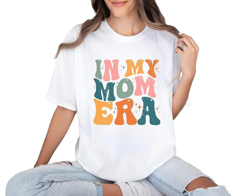 In My Mom Era Shirt, Retro Mom Clothes, Mom's Birthday T Shirt, Women's Funny Concert T Shirt, Unisex T-Shirt, Mom Mother...