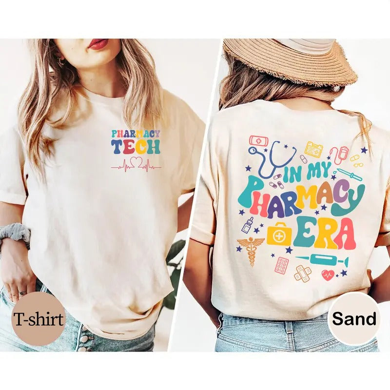 In My Pharmacy Era T-shirt, Pharmacist Gift, Pharmacy Shirt, Pharmacy Student, Pharmacy Technician, Nurse Tee Hoodie,...