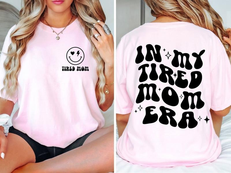 In My Tired Mom Era T-Shirt, Hip Mama Gift, Mothers Day Gift, Birthday Gift Tee, Unique T-Shirt, Mom Appreciation Hoodie,...