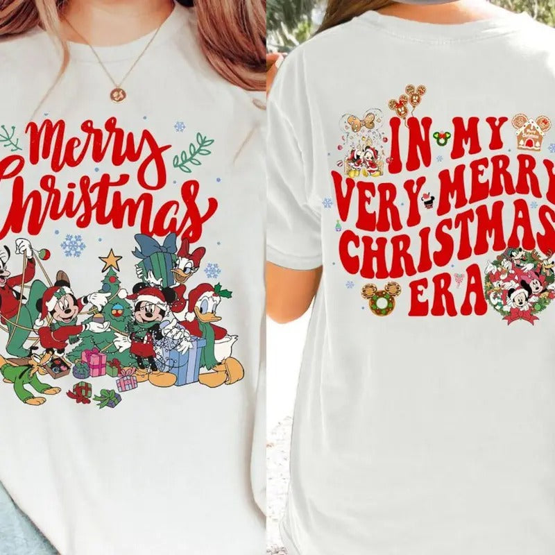 In My Very Merry Christmas Sweatshirt Tshirt, Mouse And Friends Christmas Tee, Christmas Tee Hoodie | WearSparks.com