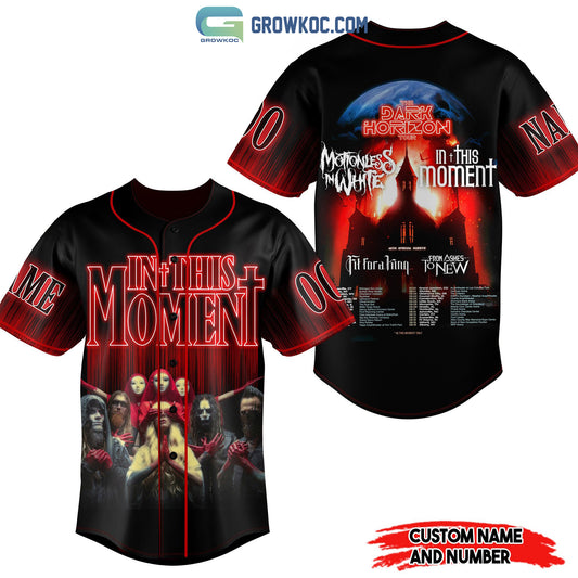 In This Moment The Dark Horizon Tour Motionless In White Personalized Baseball Jersey