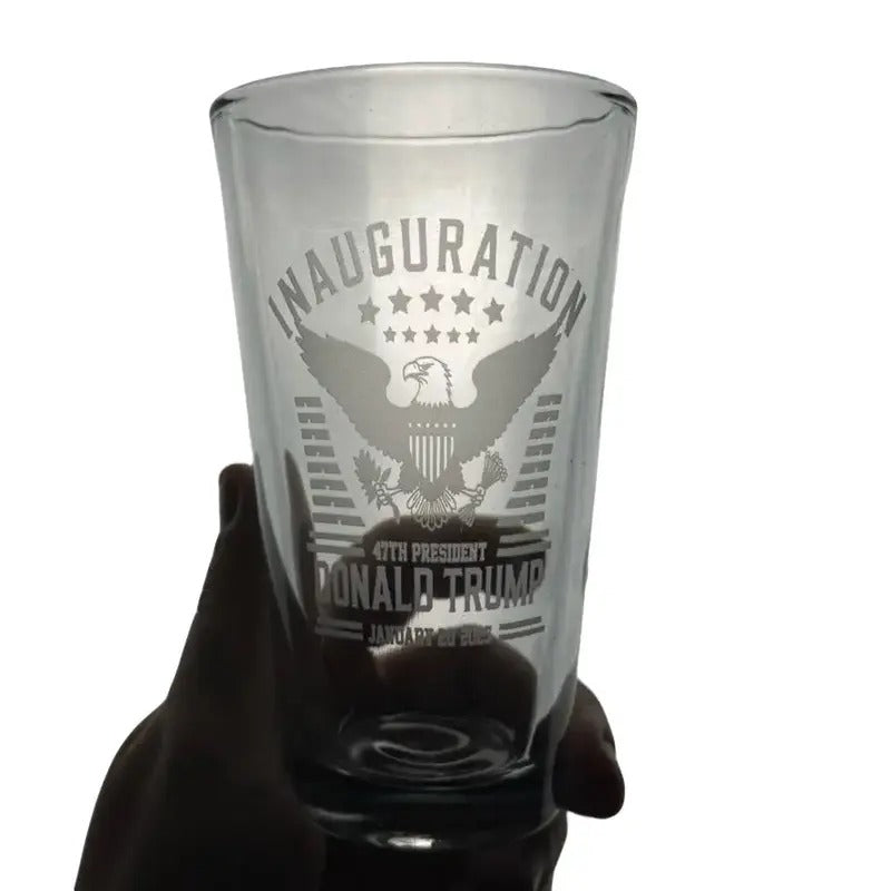 Inauguration UV Lasered Glass - Drinkware T-Shirts, Hoodie, Sweatshirt | WearSparks.com