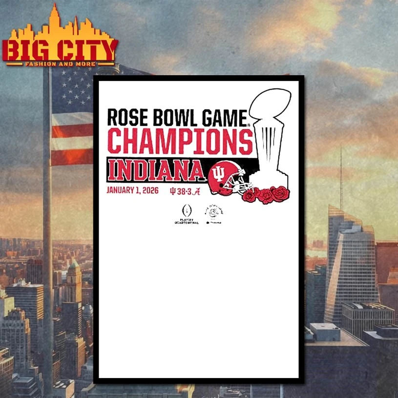 Indiana Beats Alabama 38-3 Rose Bowl Champions Shirt