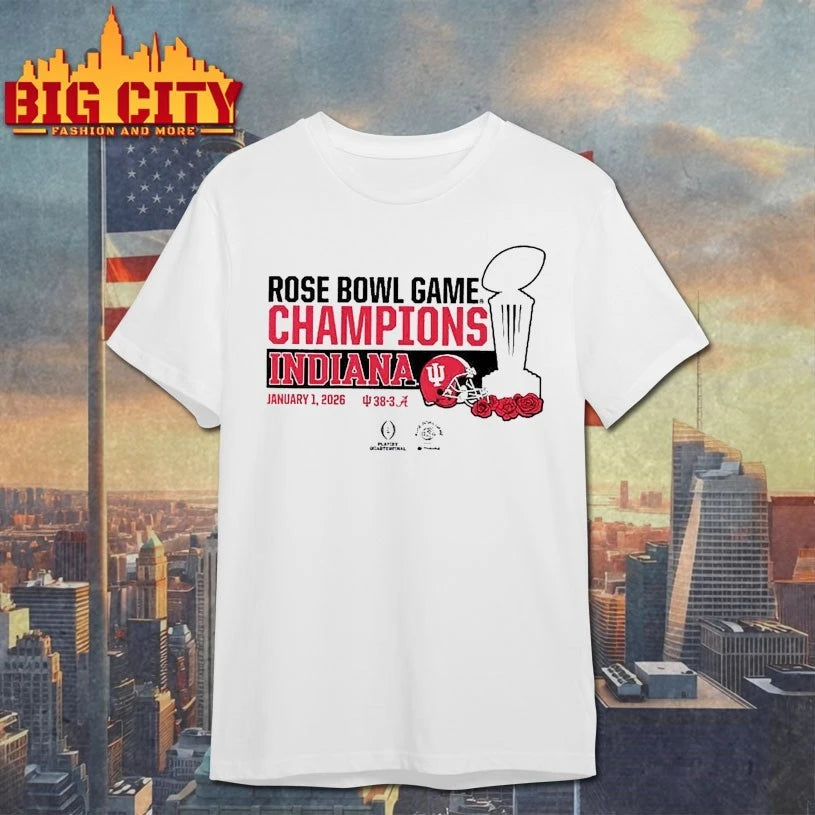 Indiana Beats Alabama 38-3 Rose Bowl Champions Shirt