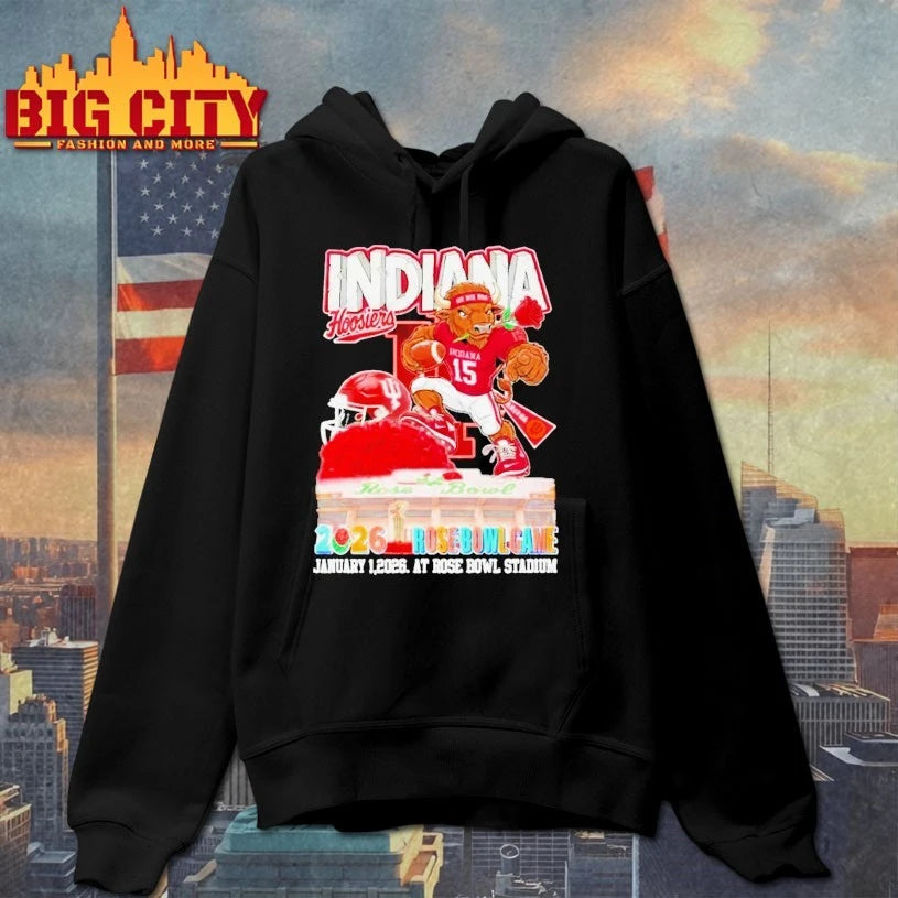 Indiana Hoosier 2026 rose bowl January 1 2026 at rose bowl stadium Shirt