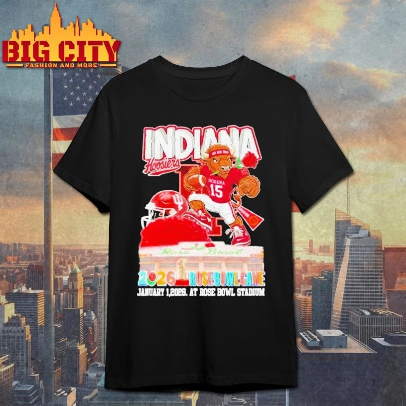 Indiana Hoosier 2026 rose bowl January 1 2026 at rose bowl stadium Shirt