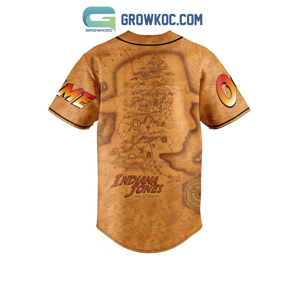 Indiana Jones Adventure Awaits Dr Jones Expeditions Personalized Baseball Jersey