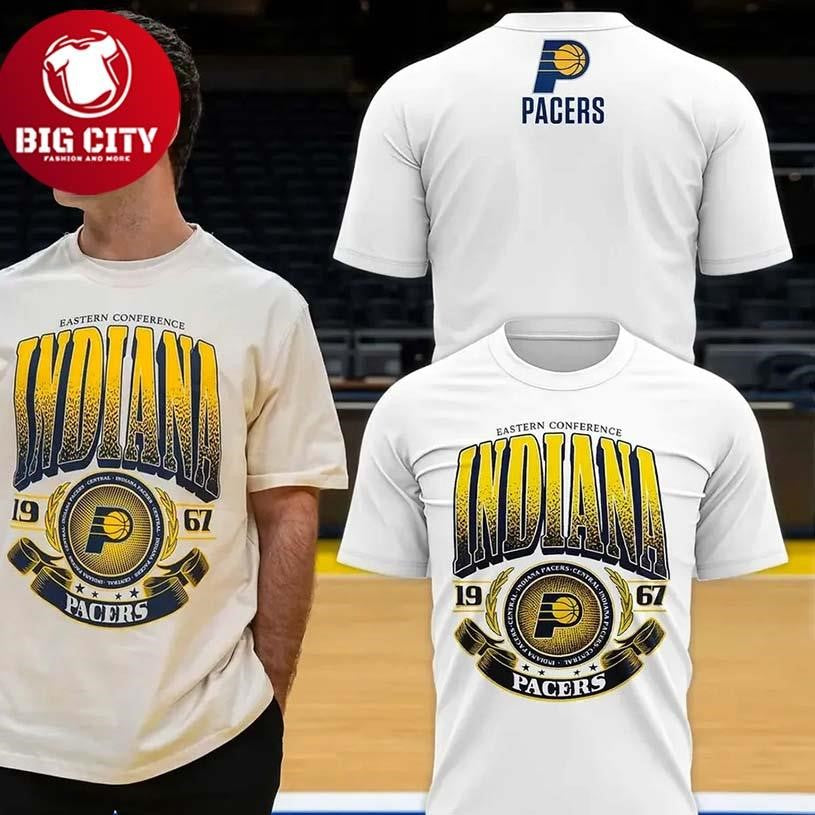Indiana Pacers 2026 Big Stretch Eastern Conference Two Sided Shirt