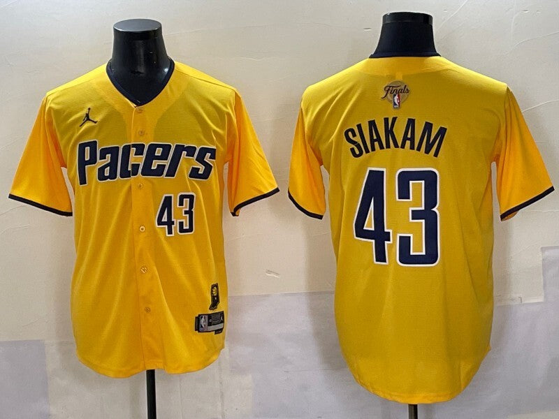 Indiana Pacers #43 Pascal Siakam nba Collaboration Style 10