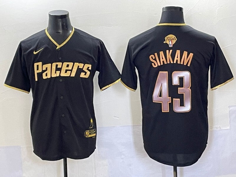 Indiana Pacers #43 Pascal Siakam nba Collaboration Style 3