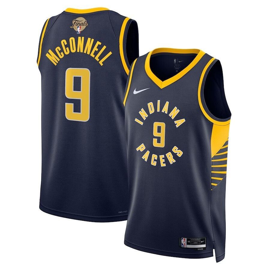 Indiana Pacers #9 T.J. McConnell Unisex 2025 NBA Finals Swingman Jersey - Icon Edition - Navy