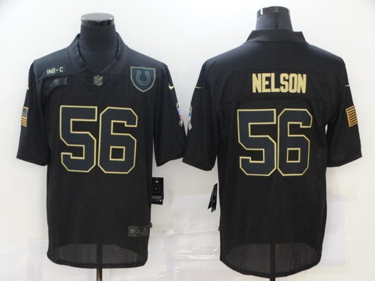 Indianapolis Colts #56 Quenton Nelson 20 New Black Salute 509