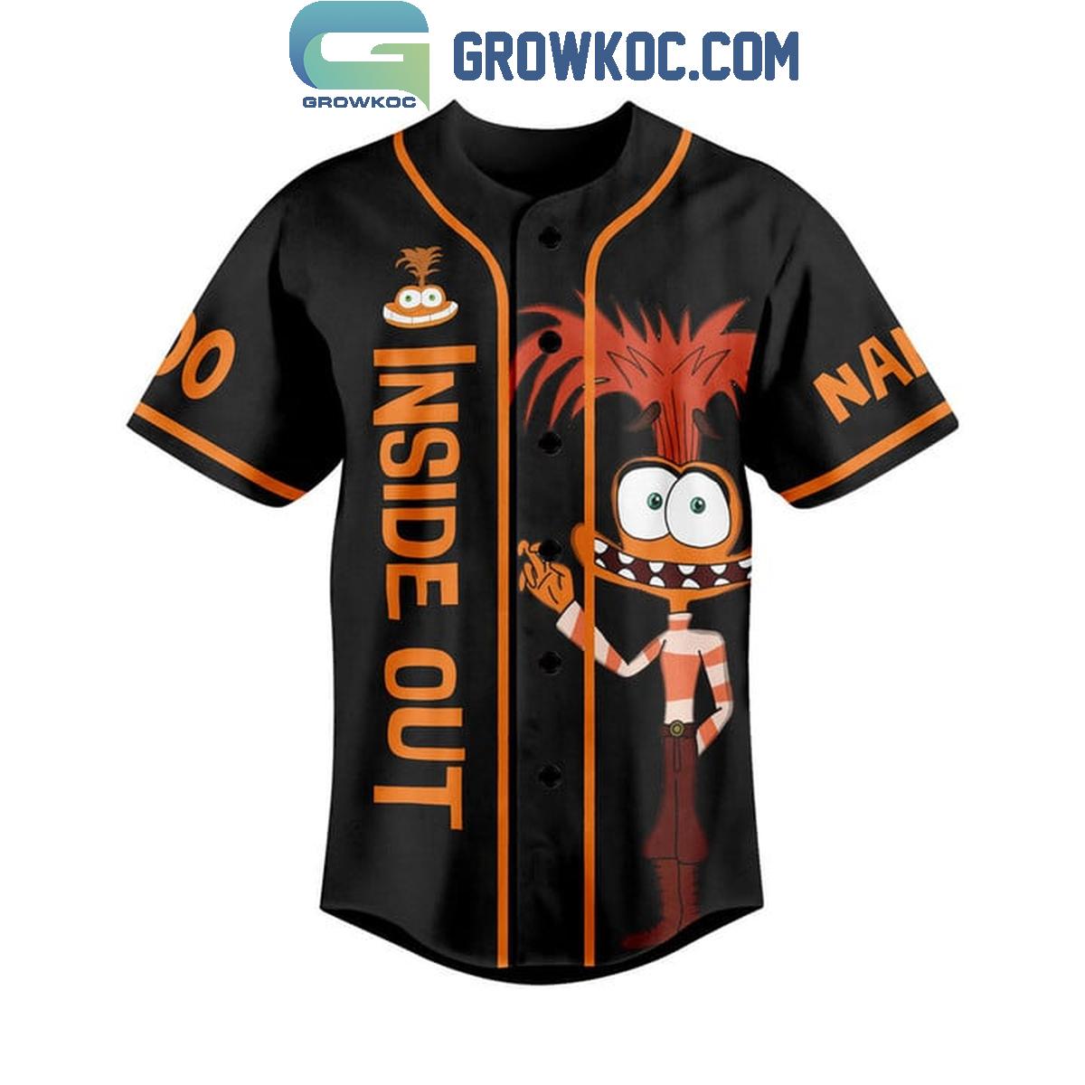 Inside Out 2 I’m Fine Personalized Baseball Jersey