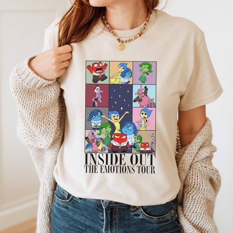 Inside Out The Emotions Tour Shirt, Inside Out Characters Shirt Hoodie, Sweatshirt | WearSparks.com