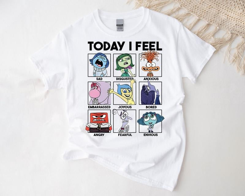 Inside out 2 friends shirt, It's Okay To Feel All The Feels Shirt,  Mental Health Matter Shirt, Emotional support shirt,...