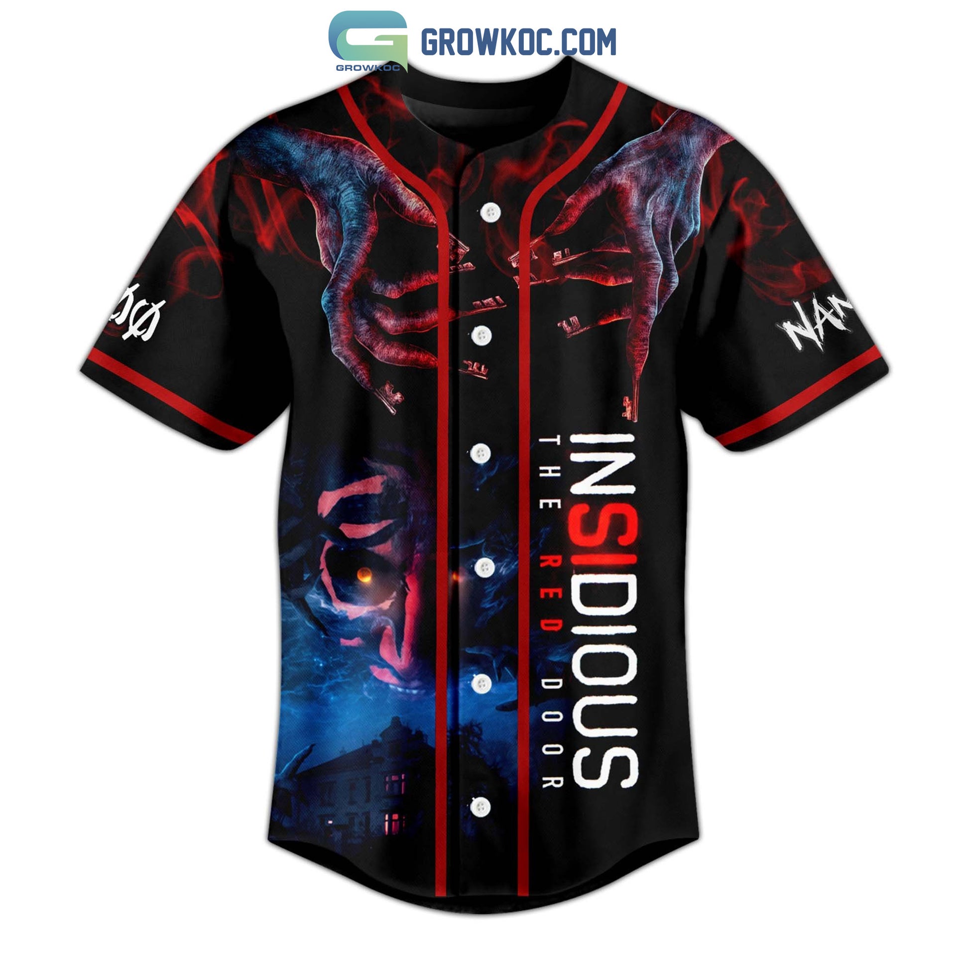 Insidious The Red Door It Ends Where It All Began Personalized Baseball Jersey