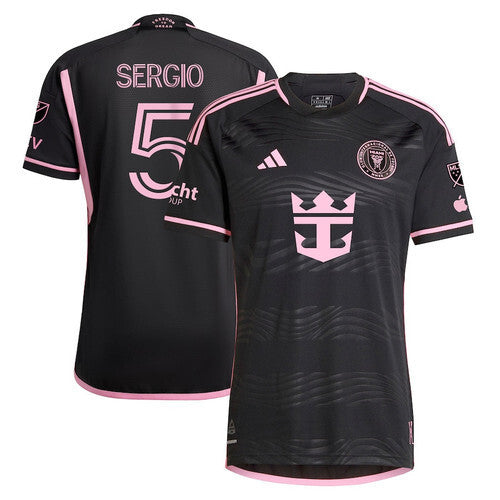 Inter Miami #5 Sergio Busquets CF 2024 La Noche Black Jersey - Men