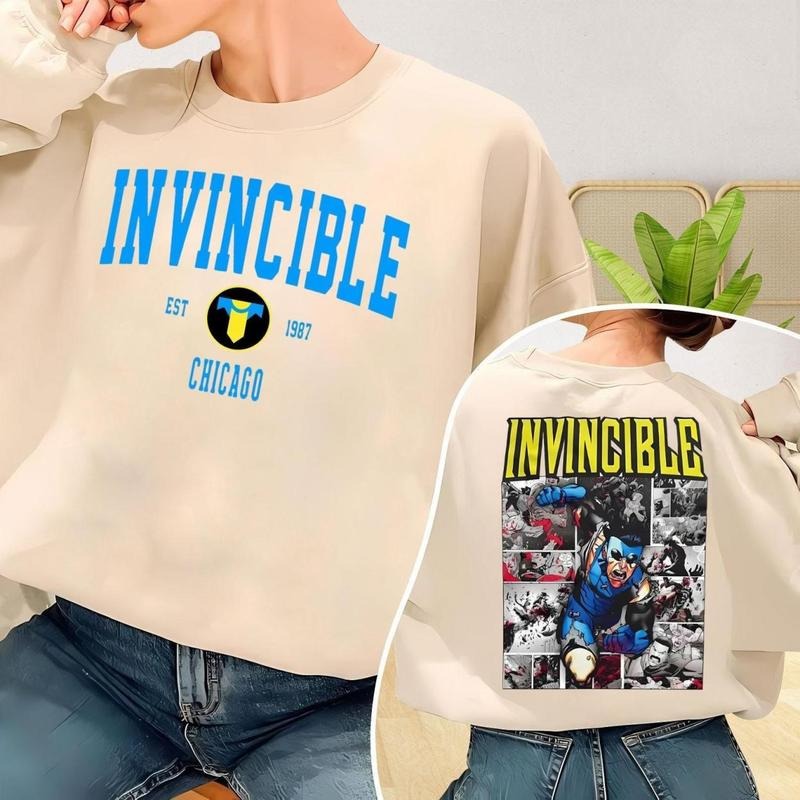 Invincible Mark Shirt, Invincible 2 Sided Shirt, Invincible Mark Shirt, Invincible Fans, Superhero Shirt, Invincible...