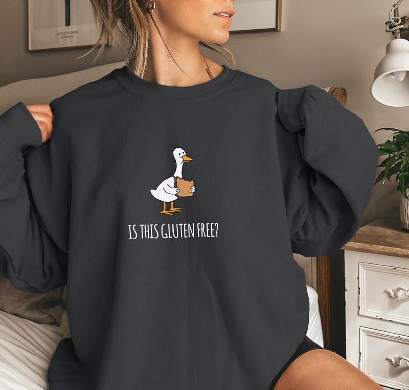 Is This Gluten Free? Shirt, Funny GlutenIntolerance Shirt, Tummy Problems Hoodie Sweatshirt | WearSparks.com