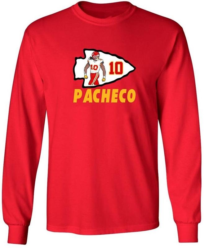 Isiah Pacheco Chiefs Logo Sweatshirt T-Shirts, Hoodie | WearSparks.com