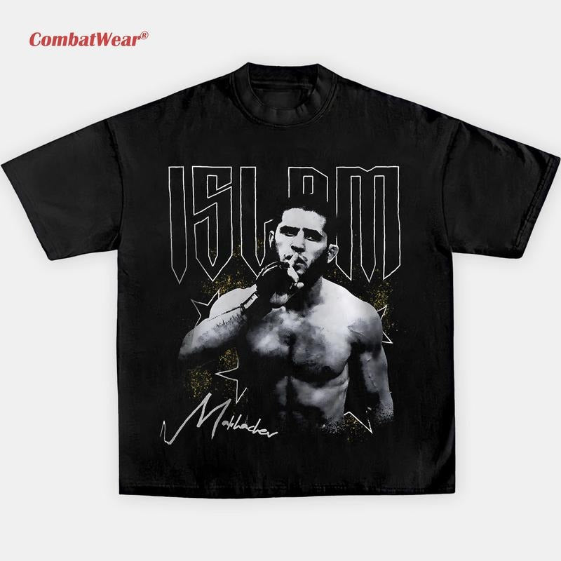 Islam Makhachev High Quality Tee, Boxing T-shirt, UFC Shirt, Fighter Tee, Graphic Boxing Champ T-Shirt Hoodie, Sweatshirt
