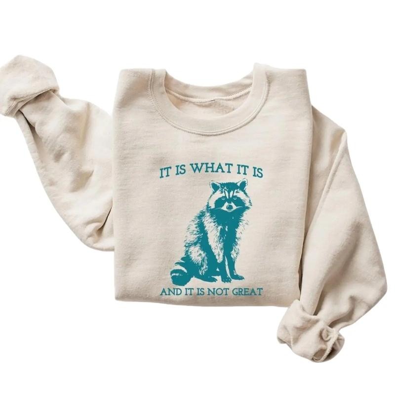 It Is What It Is And It Is Not Great Shirt Casual Fabric Hoodie, Sweatshirt | WearSparks.com