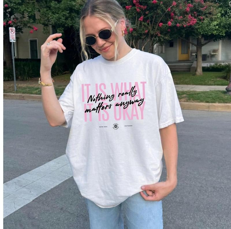 It Is What ItIs Okay Shirt, Patterns shirt, We Broke Up Tee Hoodie, Sweatshirt | WearSparks.com