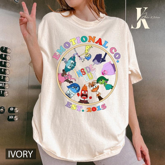 It's Okay To Feel All The Feels Shirt, Inside out 2 characters shirt, Mental Health T-Shirt, Positive Message Sweater,...