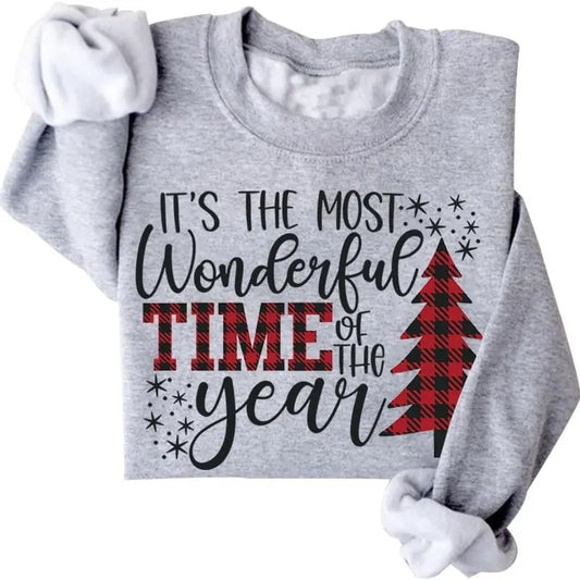 It's The Most Wonderful Time of The Year Sweatshirt Christmas Sweatshirt Classic Cotton T-Shirts, Hoodie | WearSparks.com