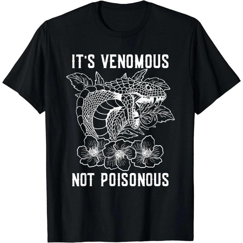 It's Venomous Not Poisonous For Snake Lover T-Shirt Hoodie, Sweatshirt | WearSparks.com